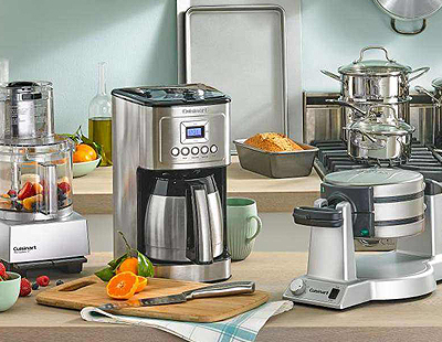 Food containers and kitchen appliances and cookers